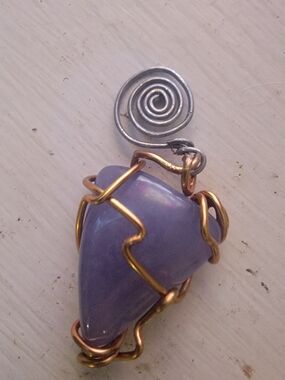 Handmade Wire Wrapped Teabag Charm
